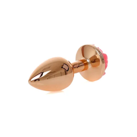 Анальная пробка — B-Series HeavyFun Jewellery, красно-золотистая