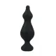 Анальная пробка Adrien Lastic Amuse Big Black (L) с двумя переходами, макс. диаметр 4,4 см