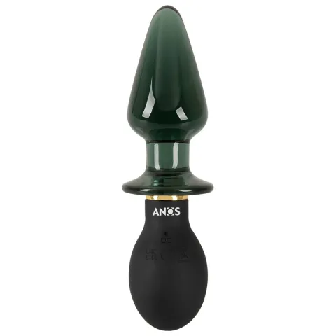 Анальний стимулятор - ANOS Double-Ended Butt Plug With Vibration