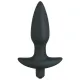 Анальна пробка - Black Velvet Vibrating Plug Medium