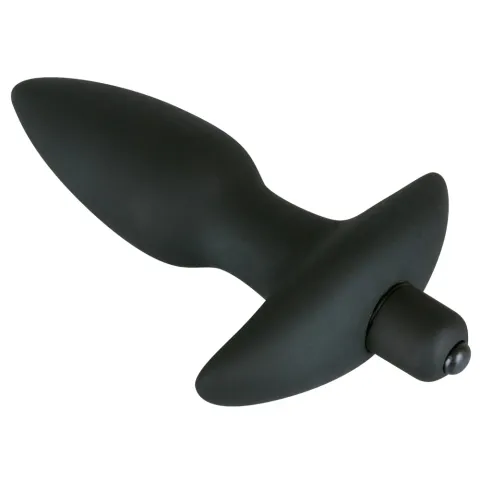 Анальна пробка - Black Velvet Vibrating Plug Medium