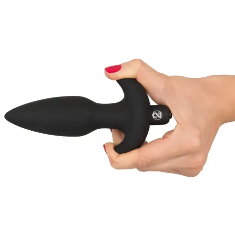 Анальна пробка - Black Velvet Vibrating Plug Medium