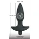 Анальна пробка - Black Velvet Vibrating Plug Medium
