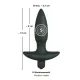 Анальная пробка — Black Velvet Vibrating Plug Small