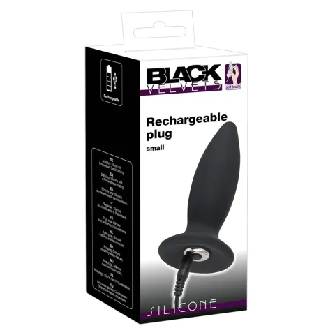 Анальна пробка - Black Velvets Rechargeable Plug Small