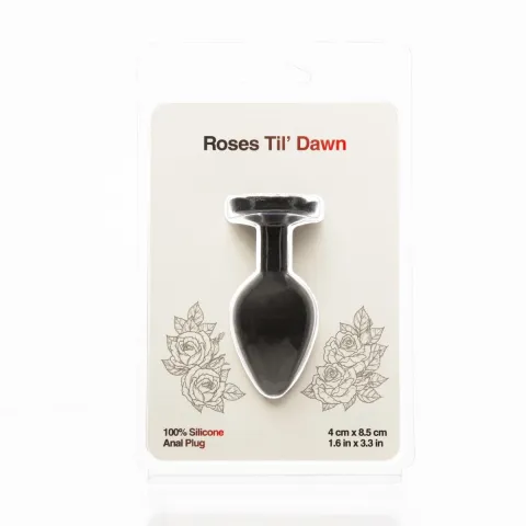 Анальная пробка BMS Roses Til’ Dawn Silicone Anal Plug Medium