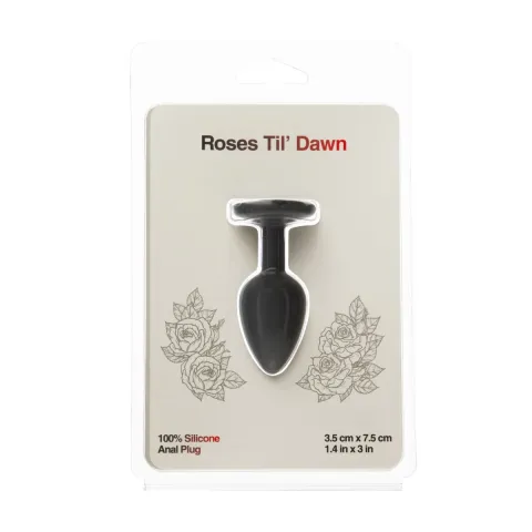 Анальная пробка BMS Roses Til’ Dawn Silicone Anal Plug Small