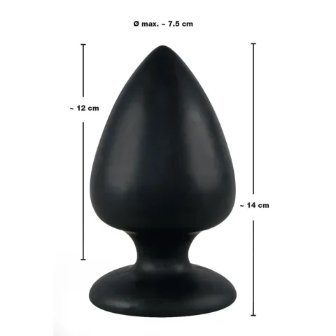 Анальна пробка - Black Velvets Butt Plug Extra