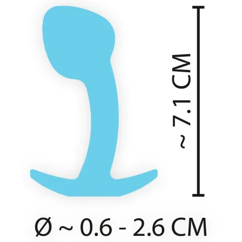 Анальная пробка — Mini Butt Plug Blue
