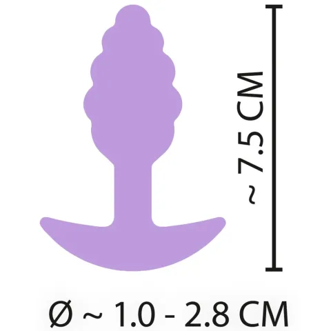 Анальна пробка - Mini Butt Plug Purple