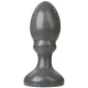 Анальная пробка Doc Johnson American Bombshell Little Boy — Gun Metal, диаметр 5,59 см