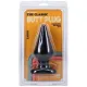 Анальная пробка Doc Johnson Smooth Classic Large - Чёрный, максимум. Диаметр 5,7 см