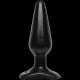 Анальна пробка Doc Johnson Smooth Classic Medium - Black, макс. діаметр 4,2 см