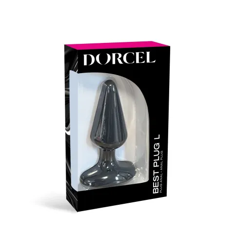 Анальная пробка Dorcel Best Plug L из мягкого силикона soft-touch, макс. диаметр 5,1 см