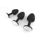 Анальная пробка Dorcel Geisha Plug Diamond XL с шариком внутри, создает вибрации, максимальный диаметр 4,5