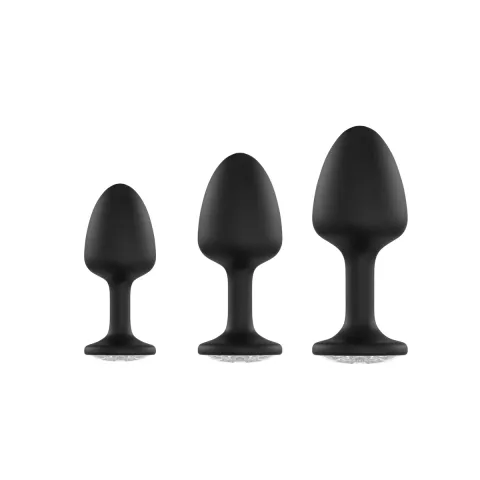 Анальная пробка Dorcel Geisha Plug Diamond XL с шариком внутри, создает вибрации, максимальный диаметр 4,5