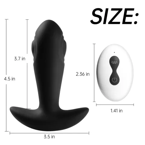 Анальна пробка - Dual Tapping Anal Plug