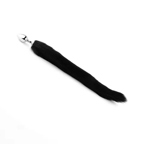 Анальна пробка - Fox Tail Black, XL