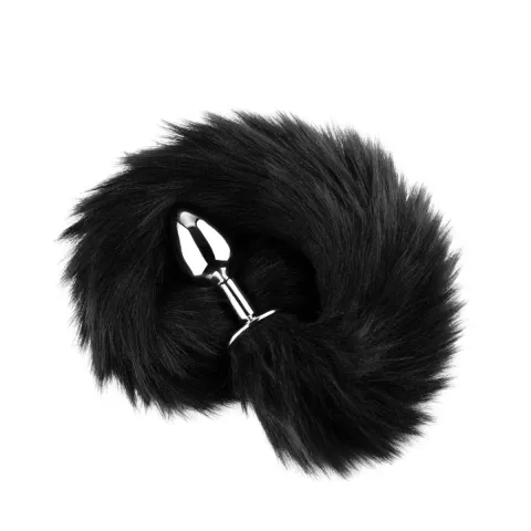 Анальна пробка - Fox Tail Black, XL