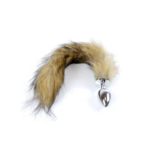 Анальна пробка - Fox Tail Brown, XL