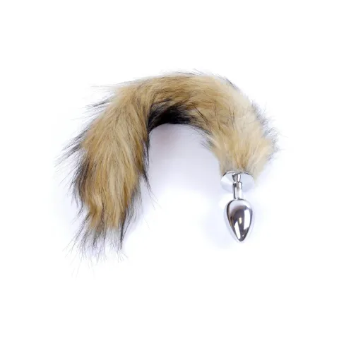 Анальна пробка - Fox Tail Brown, XL