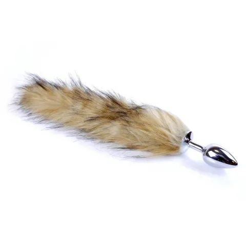 Анальна пробка - Fox Tail Brown XL