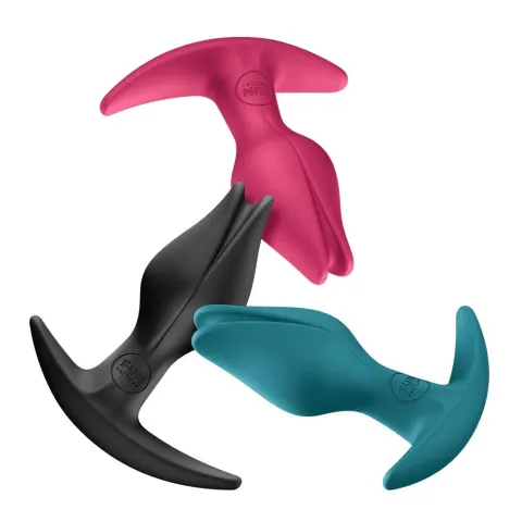 Анальная пробка Fun Factory BOOTIE FEM Bottle Green в форме бутона, диаметр 2,9 см, тонкий ограничитель