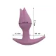 Анальная пробка Fun Factory BOOTIE FEM, розовая, в форме бутона, диаметр 2,9 см, тонкий ограничитель