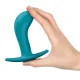 Анальна пробка Fun Factory BOOTIE L Aquamarine, діаметр 3,8 см, тонкий обмежувач