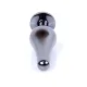 Анальна пробка - Jewellery Dark Silver Long Plug Light Blue