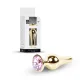 Анальна пробка - Jewellery Gold BUTT PLUG- Rose