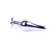 Анальна пробка - Jewellery Silver Long Plug Pink