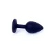 Анальна пробка - Jewellery Silicone Black Plug S Pink