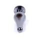 Анальна пробка - B-Series HeavyFun Jewellery Dark Silver, червона
