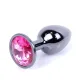 Анальная пробка — Jewellery Dark Silver Plug Pink