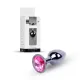 Анальная пробка — Jewellery Dark Silver Plug Pink