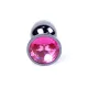 Анальная пробка — Jewellery Dark Silver Plug Pink