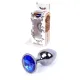 Анальна пробка - Jewellery Dark Silver PLUGDark Blue