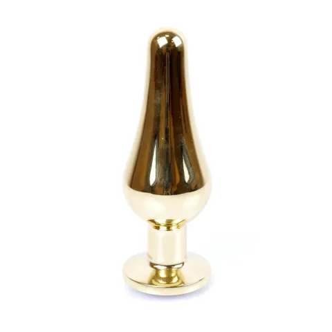 Анальна пробка - Jewellery Gold Long Plug Light Blue