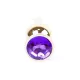 Анальна пробка - Jewellery Gold Long Plug Purple