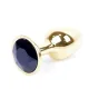 Анальна пробка - Jewellery Gold Plug Black