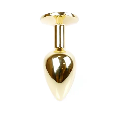 Анальна пробка - Jewellery Gold Plug Black