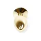 Анальная пробка — Jewellery Gold Plug Clear