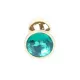 Анальна пробка - Jewellery Gold Plug Green