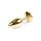 Анальная пробка — Jewellery Gold Plug Light Blue