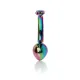 Анальна пробка - Jewellery Multicolour Curved Plug L