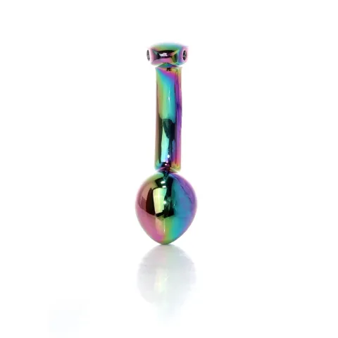 Анальна пробка - Jewellery Multicolour Curved Plug S