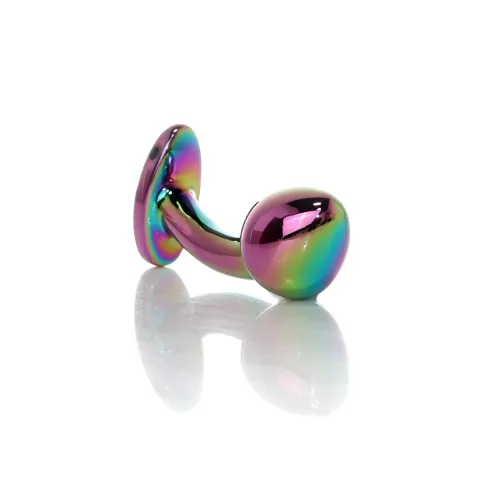 Анальна пробка - Jewellery Multicolour Curved Plug S