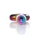 Анальная пробка — Jewellery, разноцветная пробка, красная, размер S