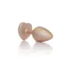 Анальна пробка - Jewellery Pearl Gold Heart Plug Clear S